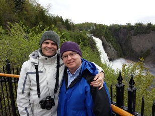 Andy & me at Montmorency Falls (1 of 2)